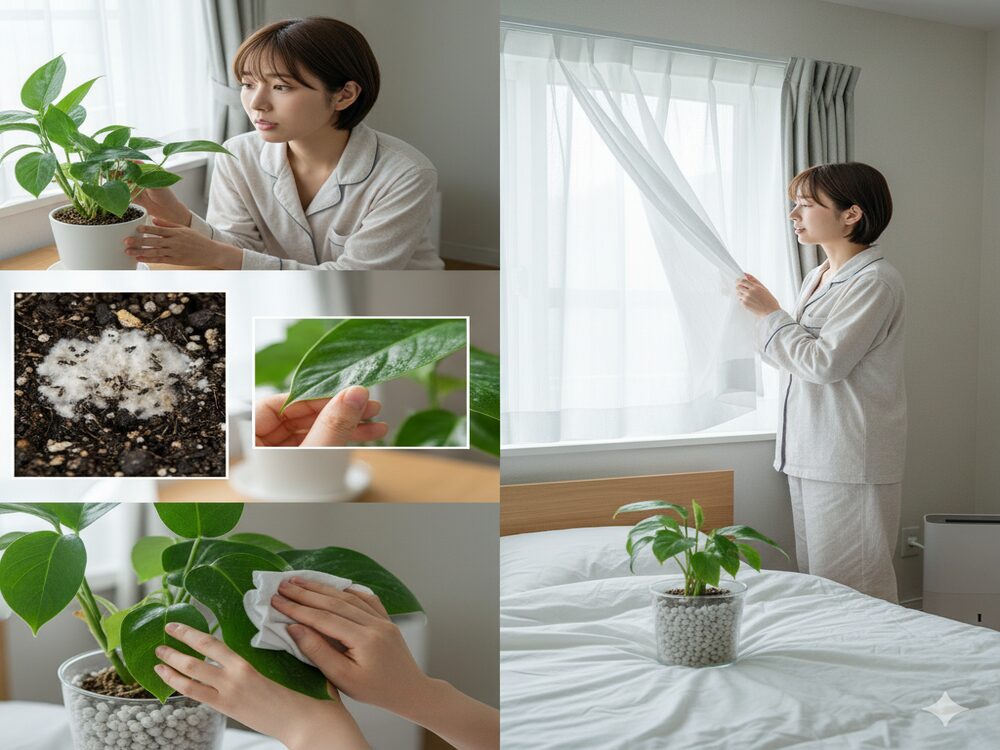観葉植物が寝室にダメな理由は何ですか?