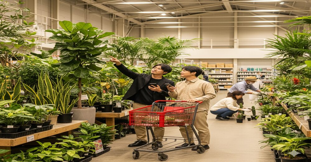 観葉植物はホーム-センターが安い！選び方のコツと注意点