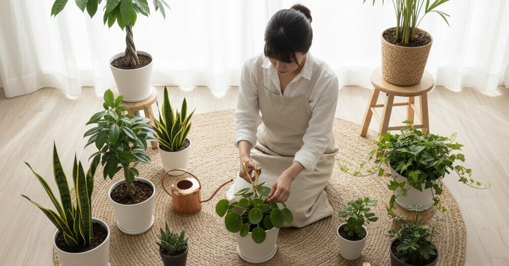 観葉植物を大きくしたくない！小さいまま育てる管理術