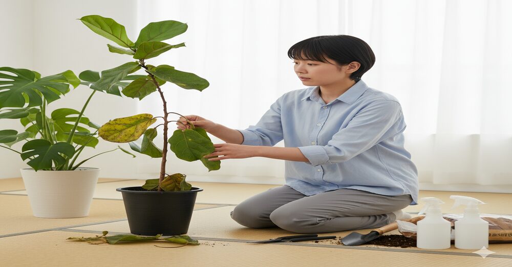 観葉植物が枯れるのは？原因と復活法