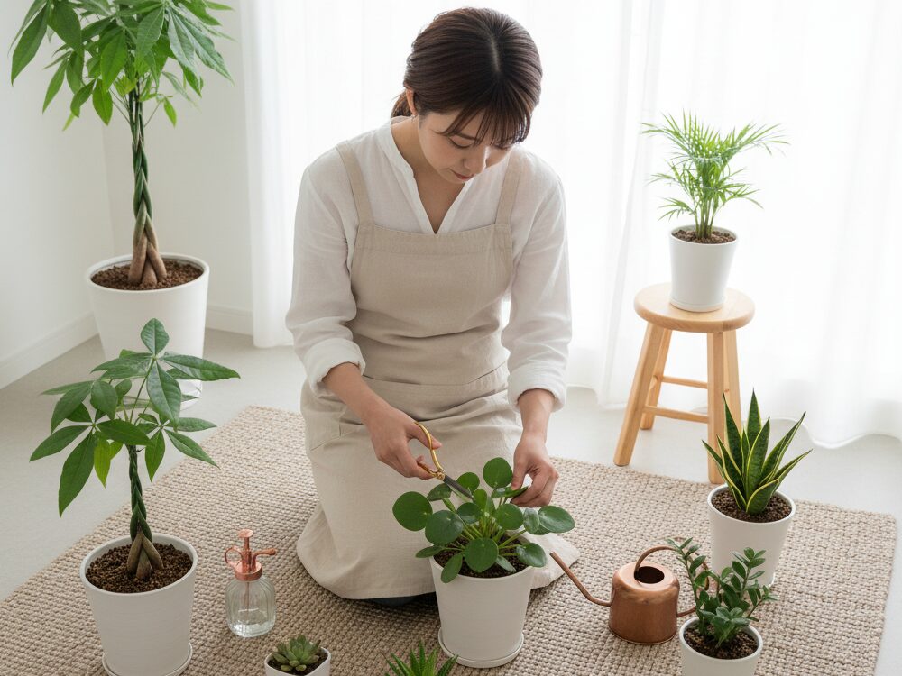 植え替え時に根を切る方法と注意点