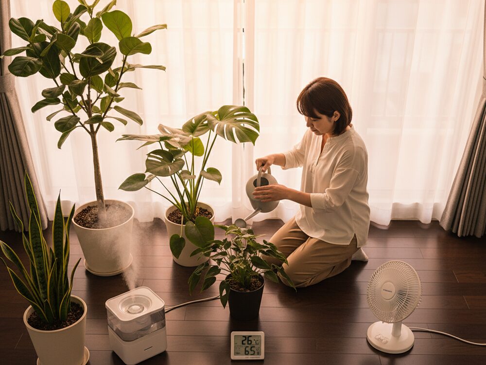 観葉植物の西日被害を防ぐための最適な管理戦略