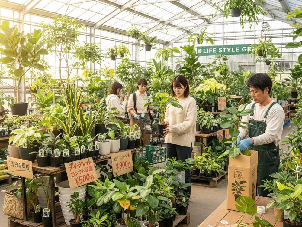 観葉植物はどこで買うのが安い？実店舗の比較