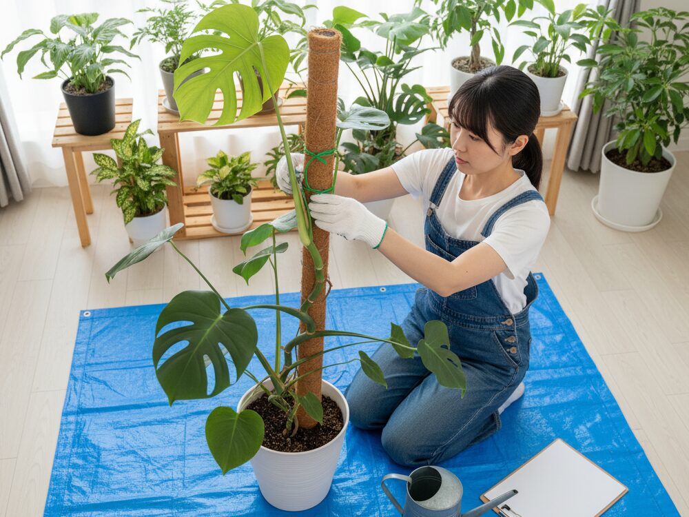 支柱を使った安定化のコツ