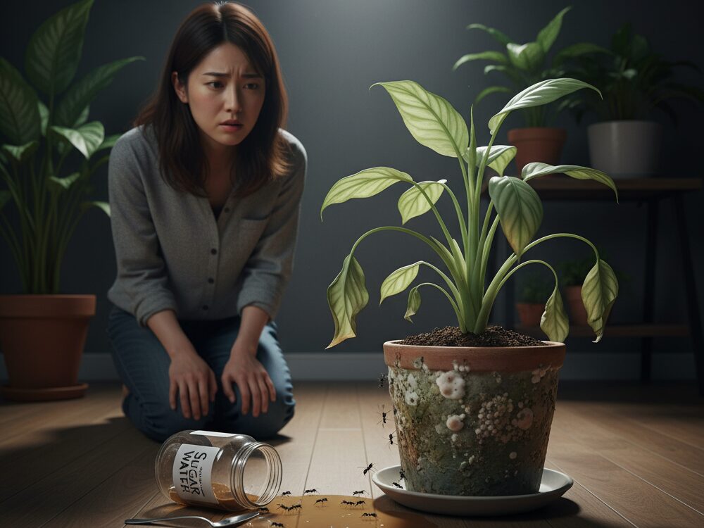 観葉植物への砂糖水が危険とされる理由