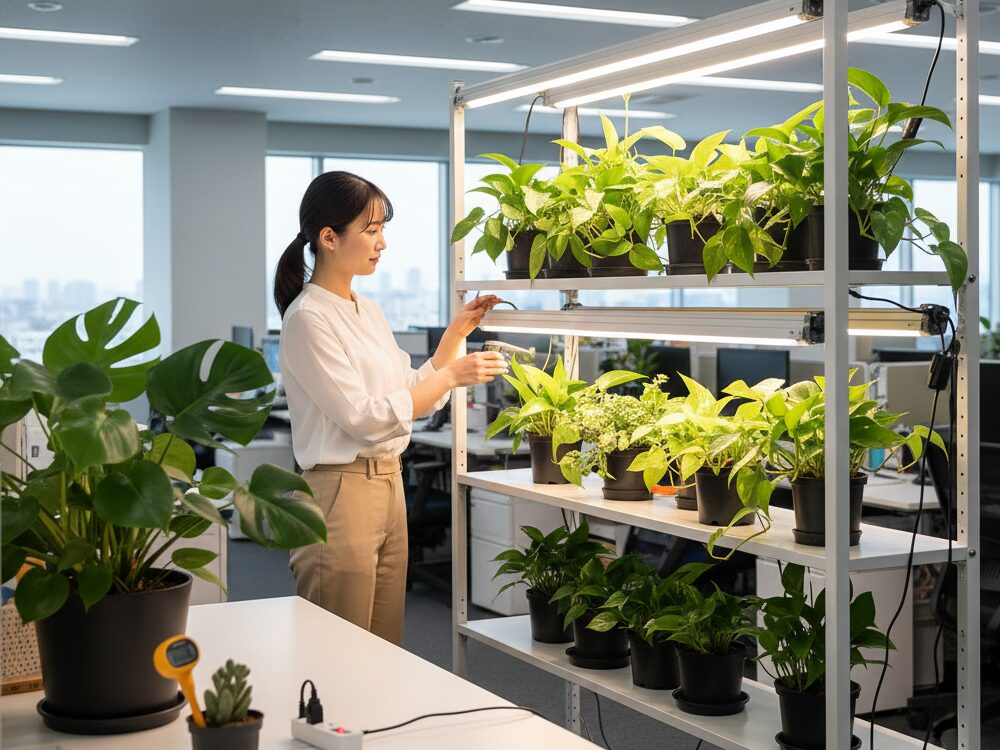 蛍光灯で観葉植物を管理する実践法