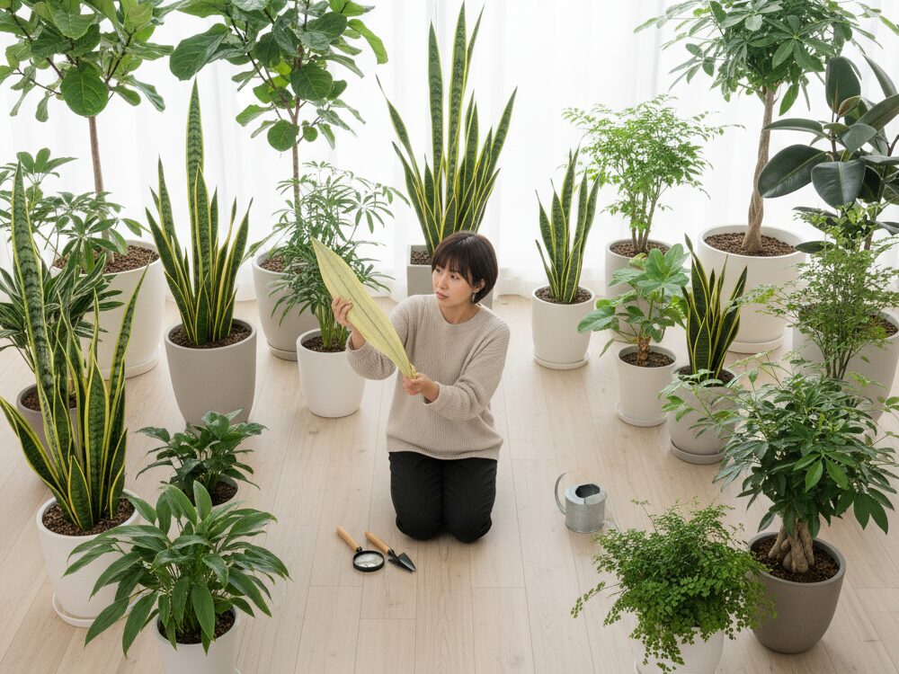 サンスベリアはしわしわ?