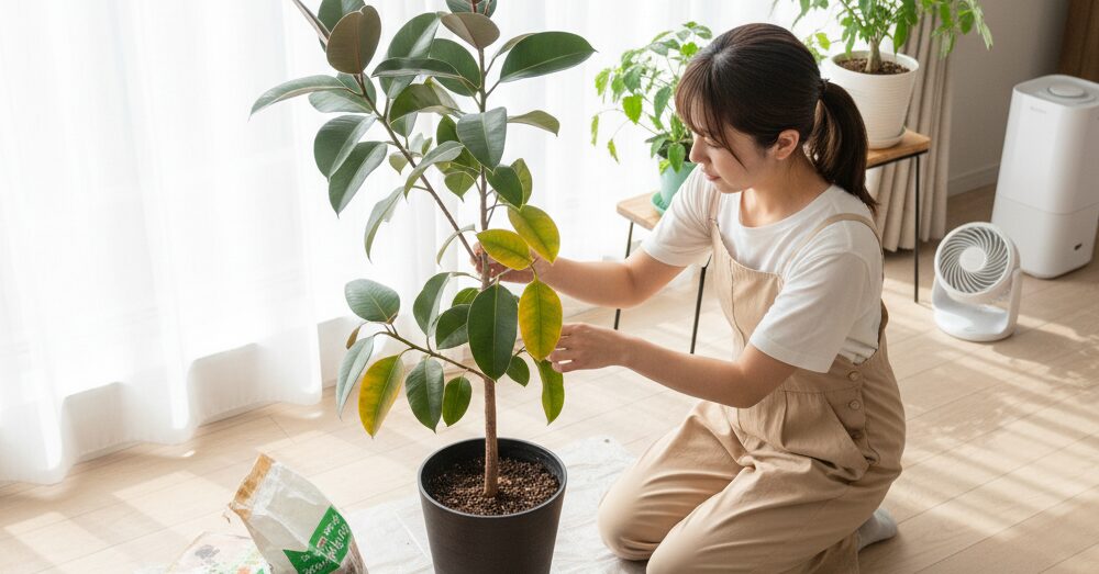 観葉植物の葉が垂れ下がる原因は？復活させる対処法を解説