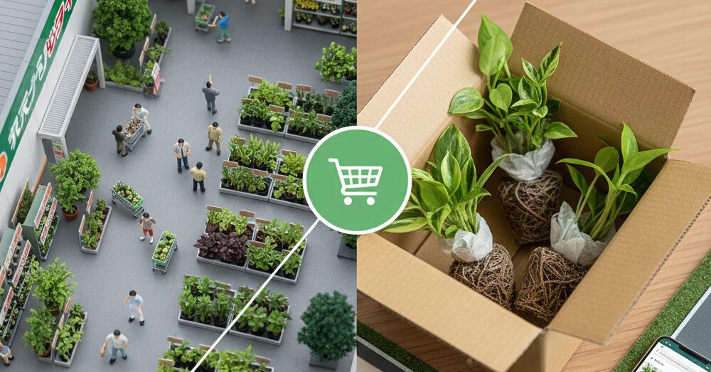 観葉植物はどこで買うのが安い?実店舗と通販の最安店を比較