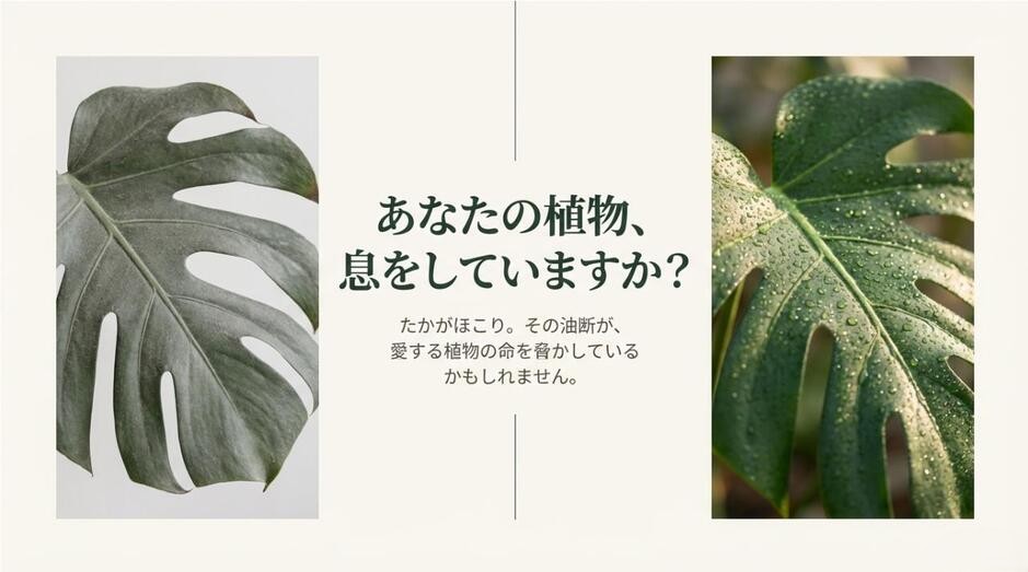 観葉植物のほこり対策と命を守るケアの表紙画像