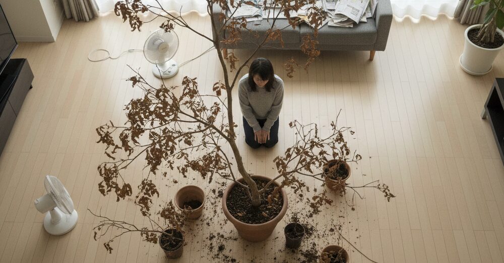 観葉植物が枯れる家は不吉？スピリチュアルな意味と復活の対策