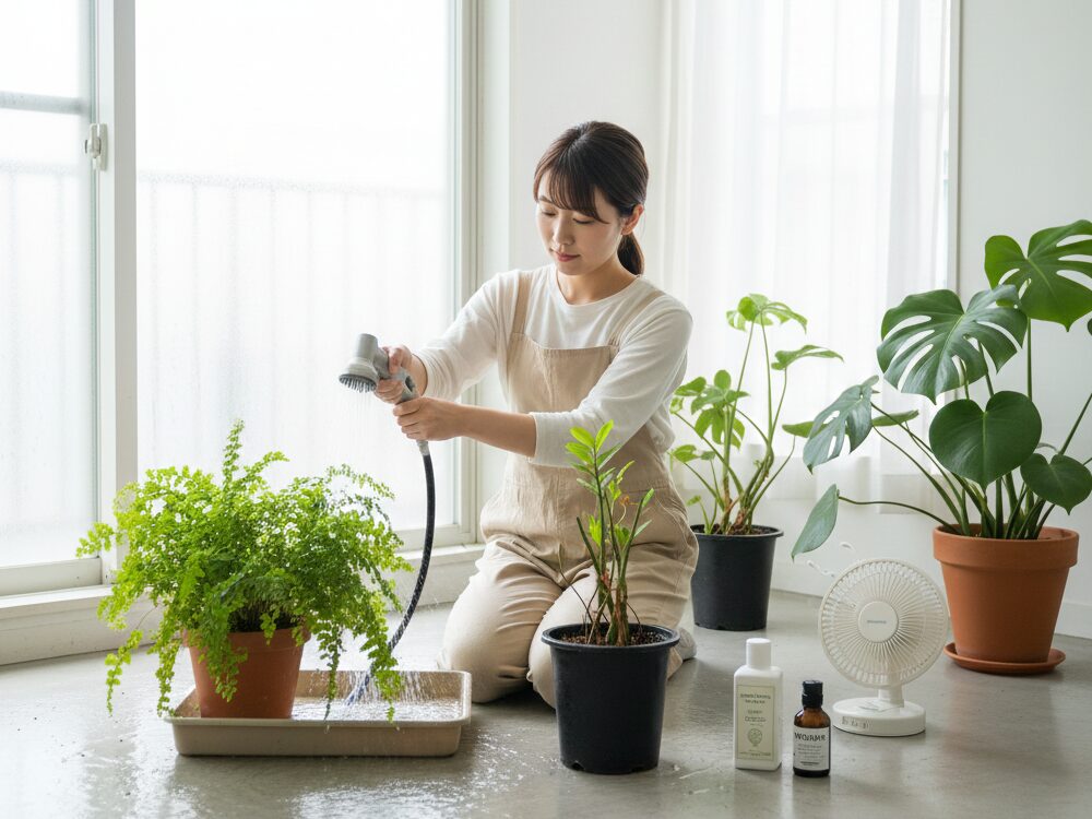 殺虫剤で観葉植物が枯れる際の復活と予防