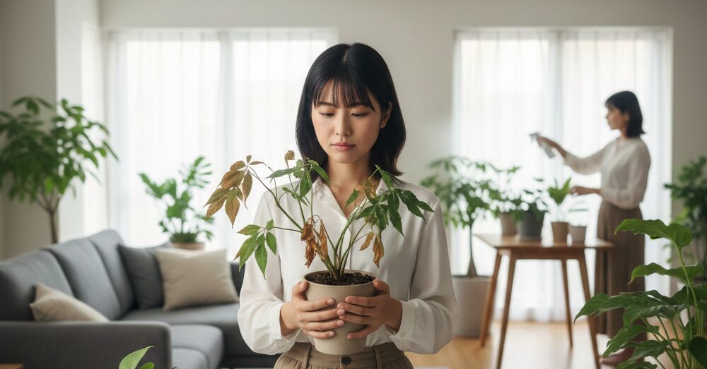 観葉植物が殺虫剤で枯れる原因は？復活方法と安全な対策を解説