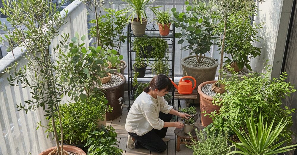 観葉植物をベランダに出しっぱなしにする条件と枯らさない管理法