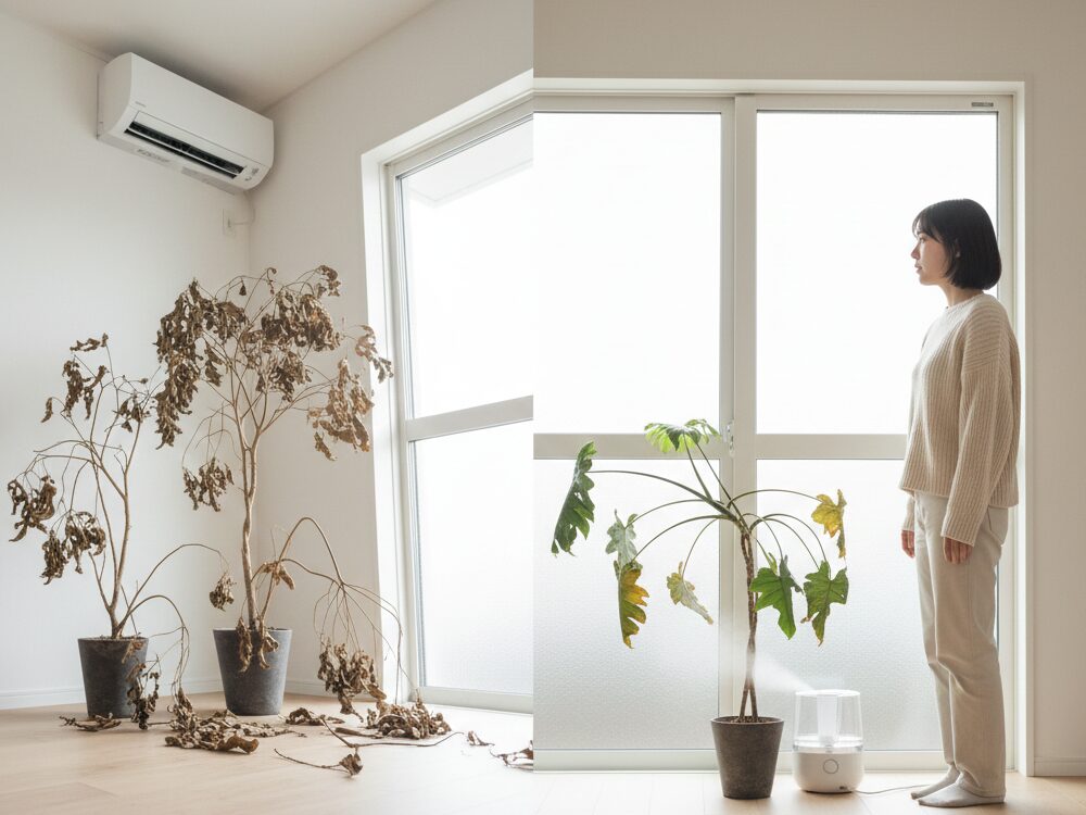 新築や気密性の高い家で植物が枯れる理由