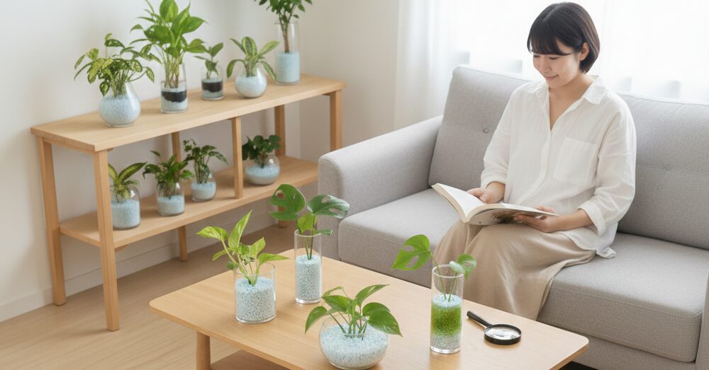 観葉植物はゼオライトのみで育つ?虫がわかないメリットと注意点
